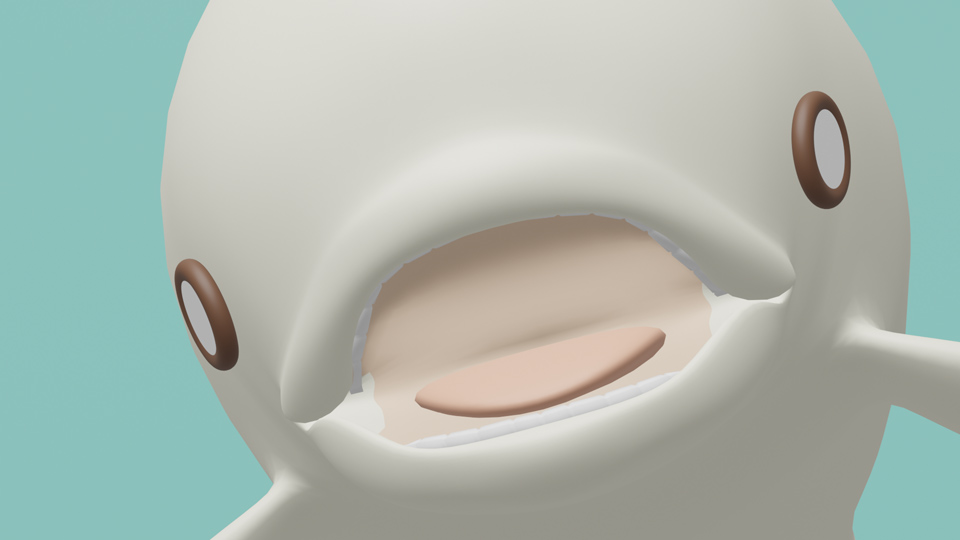 チロ、パクパクする